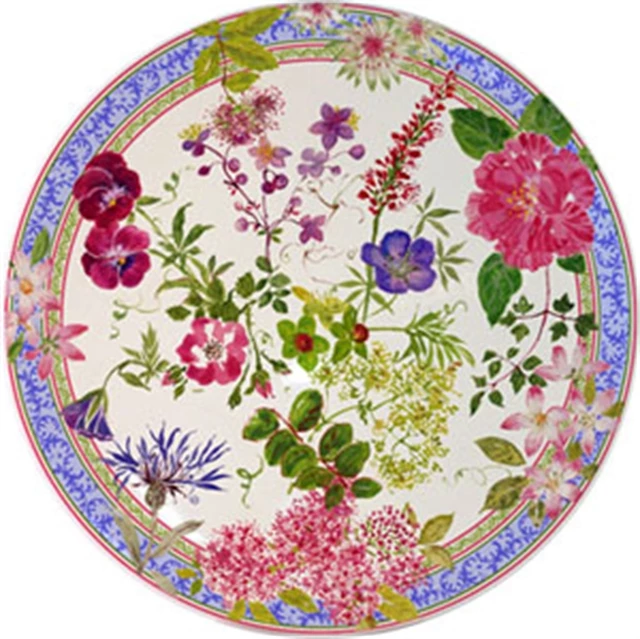 Gien Millefleurs Kuchenplatte 30cm 3 Gien Millefleurs Kuchenplatte 30cm