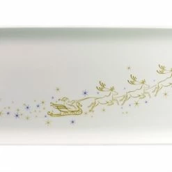Servierplatten Dibbern Christmas Platte 15x32cm