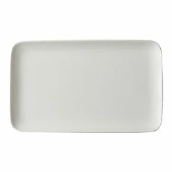 Servierplatten Dibbern Bone China Weiß Pure Platte 15x25cm