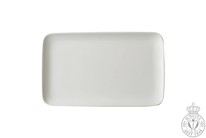 Servierplatten Dibbern Bone China Weiß Pure Platte 15x25cm 3 Servierplatten Dibbern Bone China Weiß Pure Platte 15x25cm