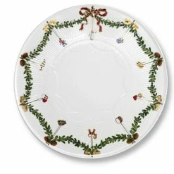 Tortenplatten Royal Copenhagen Star Fluted Christmas Tortenplatte 32cm