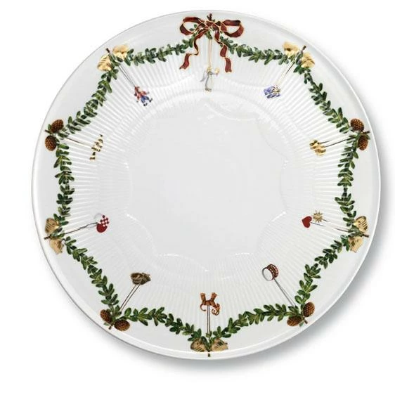 Tortenplatten Royal Copenhagen Star Fluted Christmas Tortenplatte 32cm 3 Tortenplatten Royal Copenhagen Star Fluted Christmas Tortenplatte 32cm