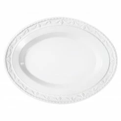 KPM - Berlin Servierplatten KPM - Berlin Kurland Blanc Nouveau Platte Oval 33cm Klein
