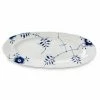 Servierplatten Royal Copenhagen Mega Blau Gerippt Fischplatte Oval 60cm 2381389