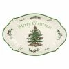 Servierplatten Spode Christmas Tree Platte Oval 28cm (Merry Christmas)