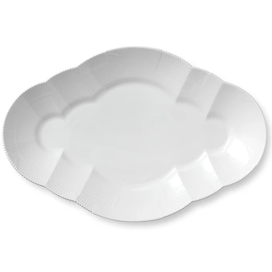 Servierplatten Royal Copenhagen Elements Weiß Platte Oval 38cm 2597375 3 Servierplatten Royal Copenhagen Elements Weiß Platte Oval 38cm 2597375