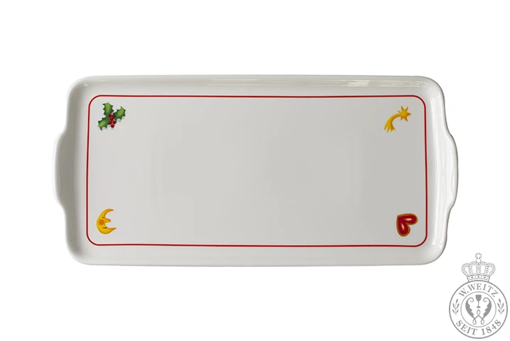 Tortenplatten Dibbern Season's Greetings Königskuchenplatte 15x32cm 3 Tortenplatten Dibbern Season's Greetings Königskuchenplatte 15x32cm