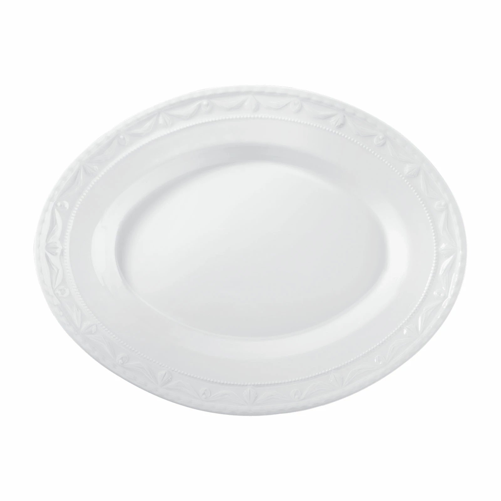 KPM - Berlin Servierplatten KPM - Berlin Kurland Weiß Platte Oval 33cm Klein 3 KPM - Berlin Servierplatten KPM - Berlin Kurland Weiß Platte Oval 33cm Klein