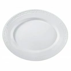 KPM - Berlin Servierplatten KPM - Berlin Kurland Weiß Platte Oval 41cm Groß