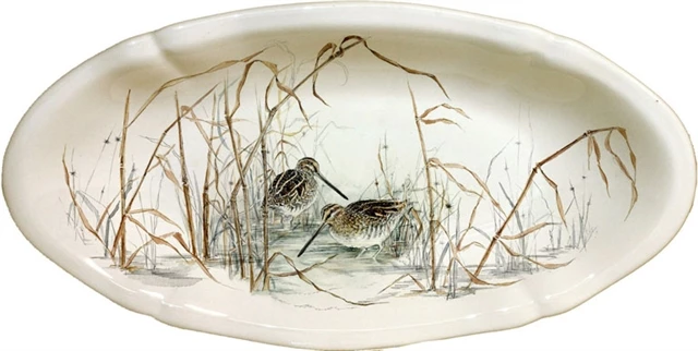 Servierplatten Gien Sologne Beilage 27,8cm 3 Servierplatten Gien Sologne Beilage 27,8cm