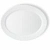 Servierplatten Royal Copenhagen Weiß Gerippt Platte Oval 34cm 2408633 -Vista Alegre-Shop IMG100095680 11479