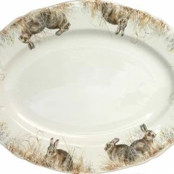 Servierplatten Gien Sologne Platte Oval 39,3cm