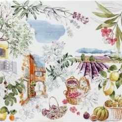 Servierplatten Gien Provence Platte Rechteckig 29,5x26,5cm