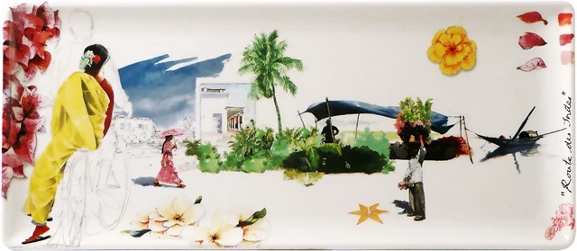 Gien Route Des Indes Königskuchenplatte 3 Gien Route Des Indes Königskuchenplatte