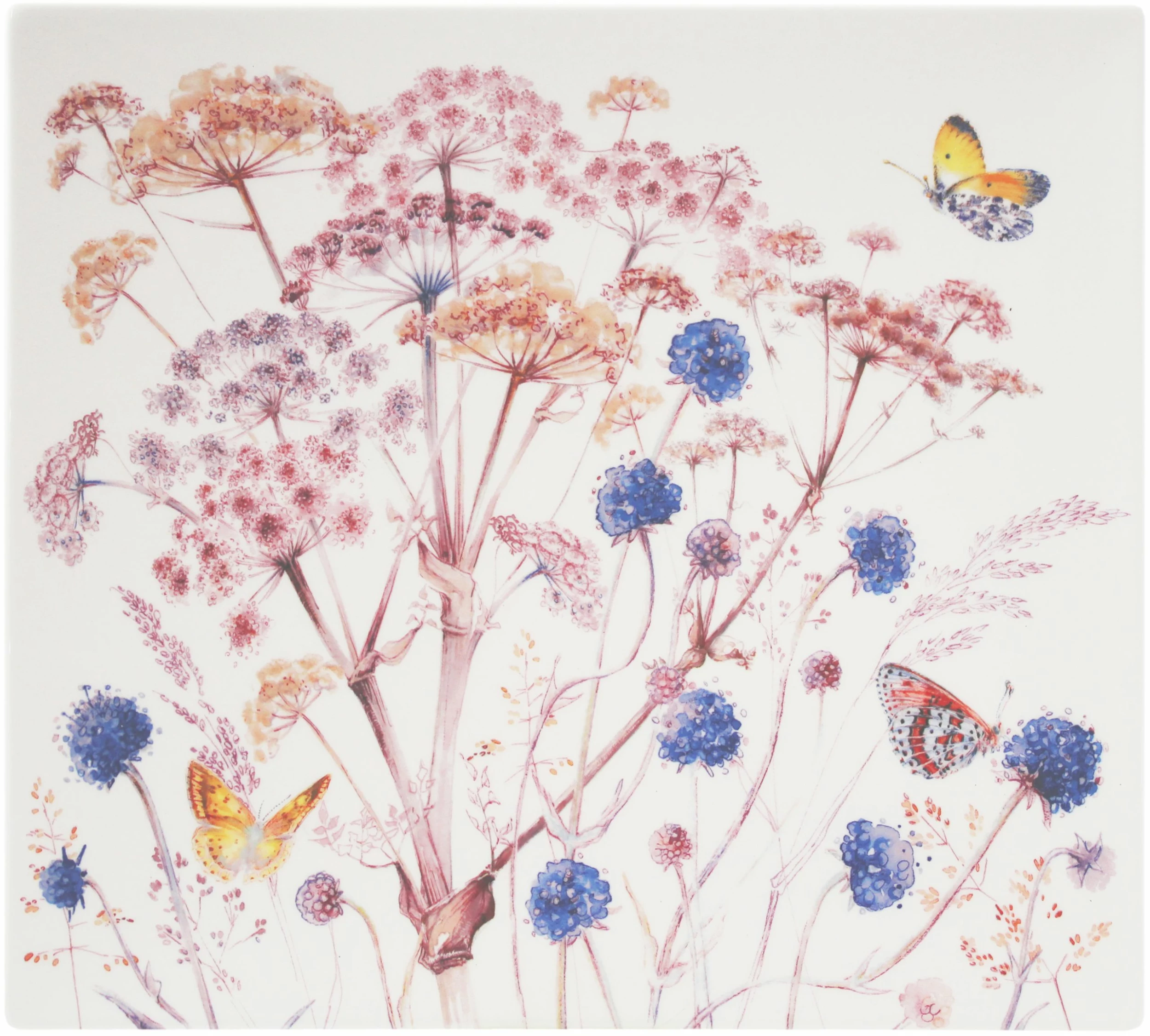 Servierplatten Gien Azur Platte Rechteckig Groß 29,5x26,5cm 3 Servierplatten Gien Azur Platte Rechteckig Groß 29,5x26,5cm