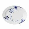 Servierplatten Royal Copenhagen Mega Blau Gerippt Platte Oval 30,5cm