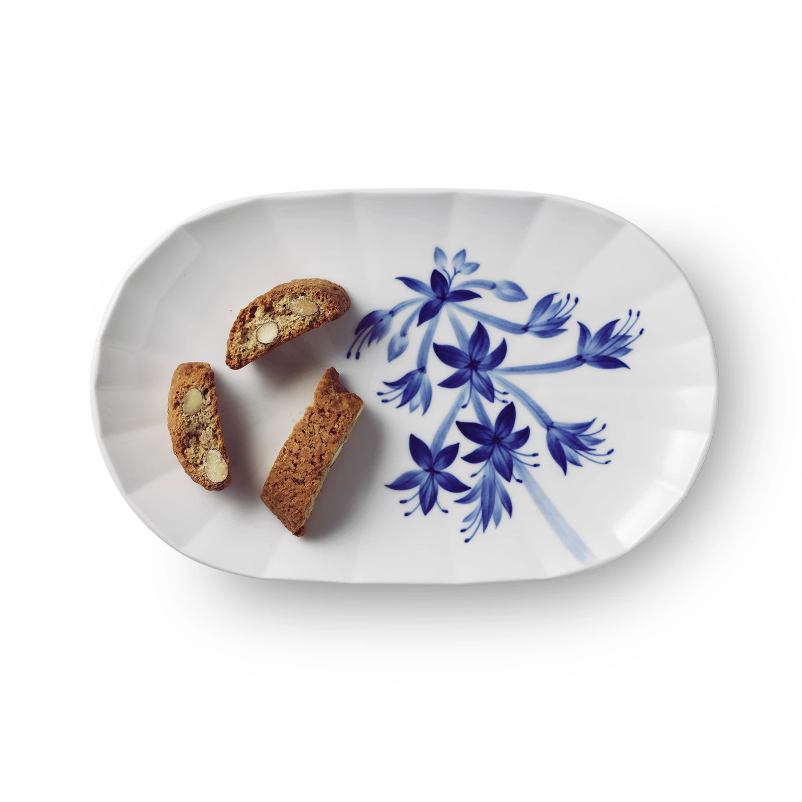 Servierplatten Royal Copenhagen Blomst Platte Oval 24cm Funkie 4 Servierplatten Royal Copenhagen Blomst Platte Oval 24cm Funkie – Bild 2