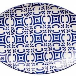 Vista Alegre-Shop 23 Servierplatten Vista Portuguese Cobalt Platte Oval 38,5x27,5cm
