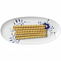 Servierplatten Royal Copenhagen Mega Blau Gerippt Servierplatte Oval 37cm 5 Servierplatten Royal Copenhagen Mega Blau Gerippt Servierplatte Oval 37cm -Vista Alegre-Shop IMG100140826 35622