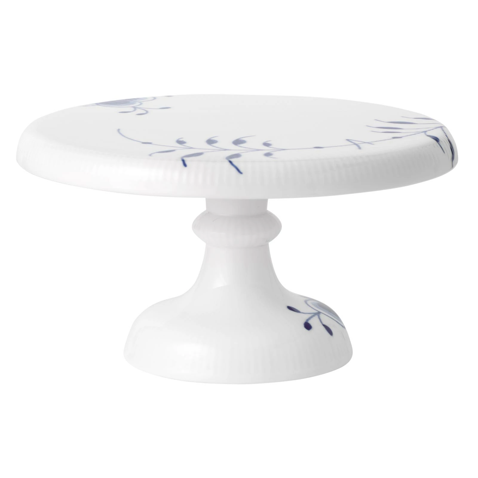 Royal Copenhagen Mega Blau Gerippt Platte Auf Fuß 23cm 4 Royal Copenhagen Mega Blau Gerippt Platte Auf Fuß 23cm – Bild 3