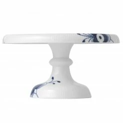 Royal Copenhagen Mega Blau Gerippt Platte Auf Fuß 23cm 6 Royal Copenhagen Mega Blau Gerippt Platte Auf Fuß 23cm -Vista Alegre-Shop IMG100143825 36740