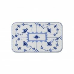 Vista Alegre-Shop 45 Beilagen Royal Copenhagen Musselmalet Gerippt Platte Eckig 15,5cm
