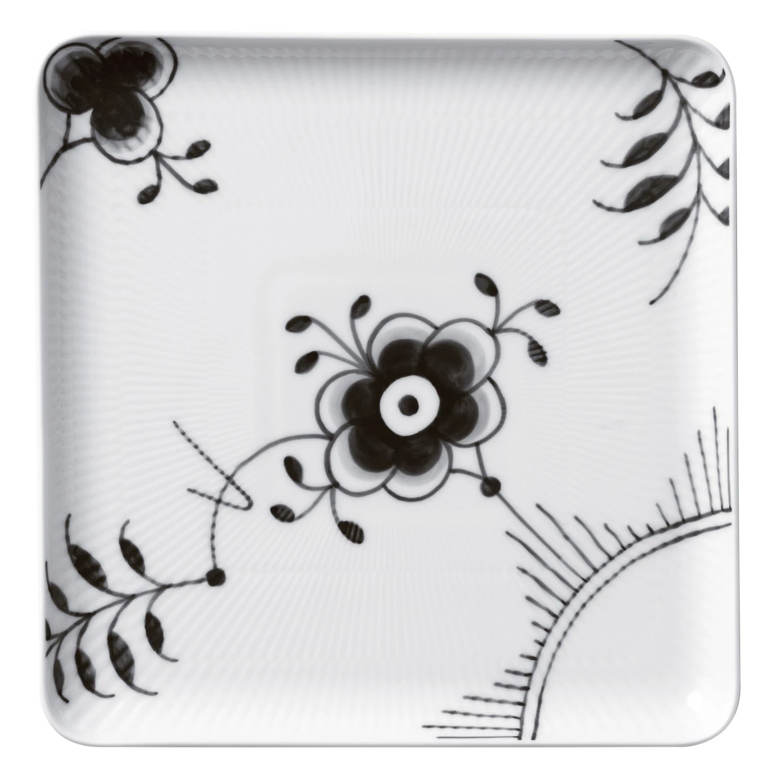 Servierplatten Royal Copenhagen Mega Schwarz Gerippt Teller/Platte Quadratisch 20x 20cm 3 Servierplatten Royal Copenhagen Mega Schwarz Gerippt Teller/Platte Quadratisch 20x 20cm