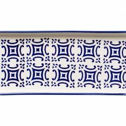 Vista Alegre-Shop 19 Servierplatten Vista Portuguese Cobalt Platte Rechteckig 35x15,5cm