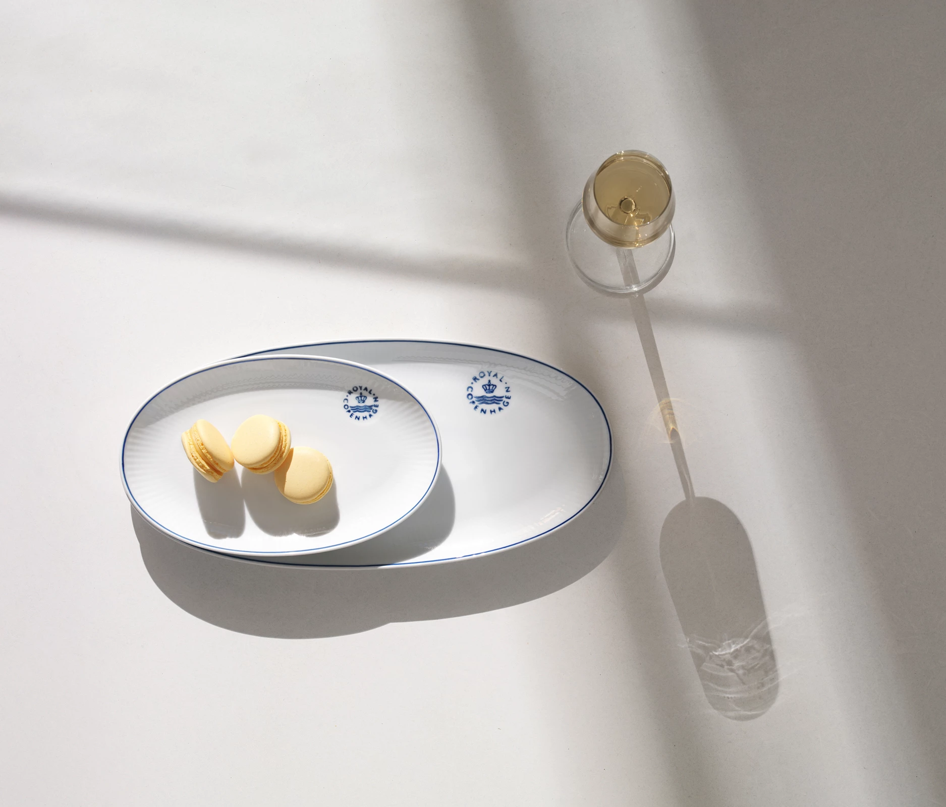 Servierplatten Royal Copenhagen Blueline Platte Oval 23cm 5 Servierplatten Royal Copenhagen Blueline Platte Oval 23cm – Bild 3