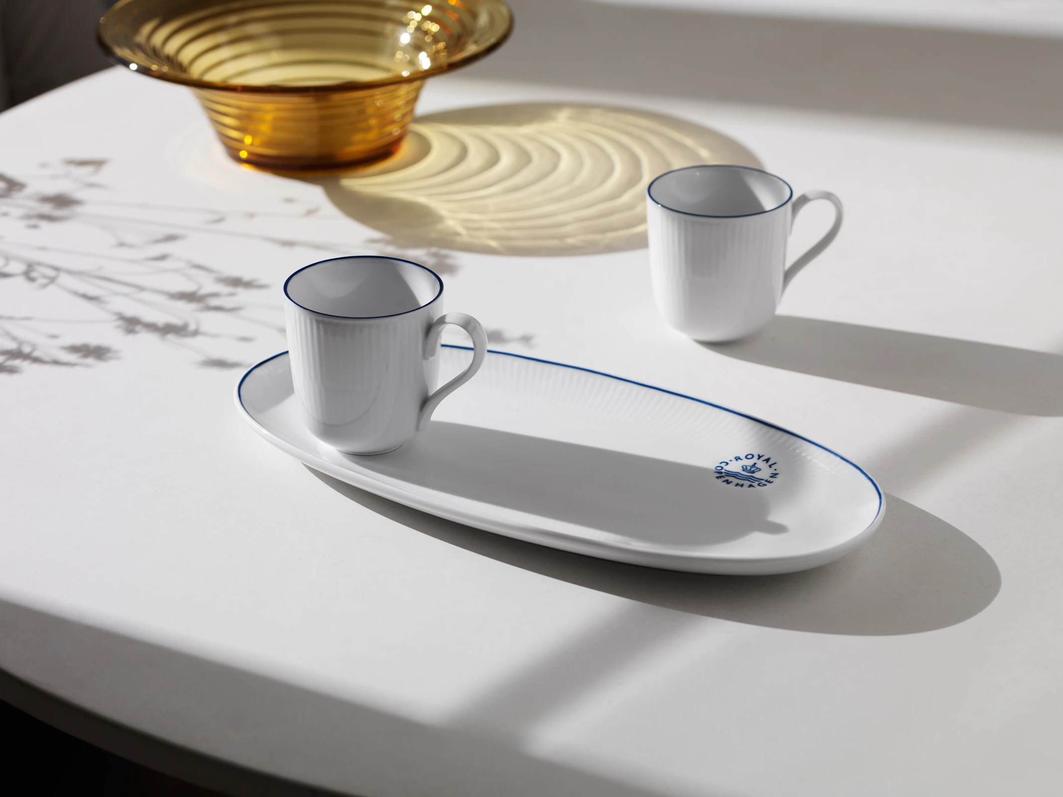 Servierplatten Royal Copenhagen Blueline Platte Oval 37cm Lang 9 Servierplatten Royal Copenhagen Blueline Platte Oval 37cm Lang – Bild 7