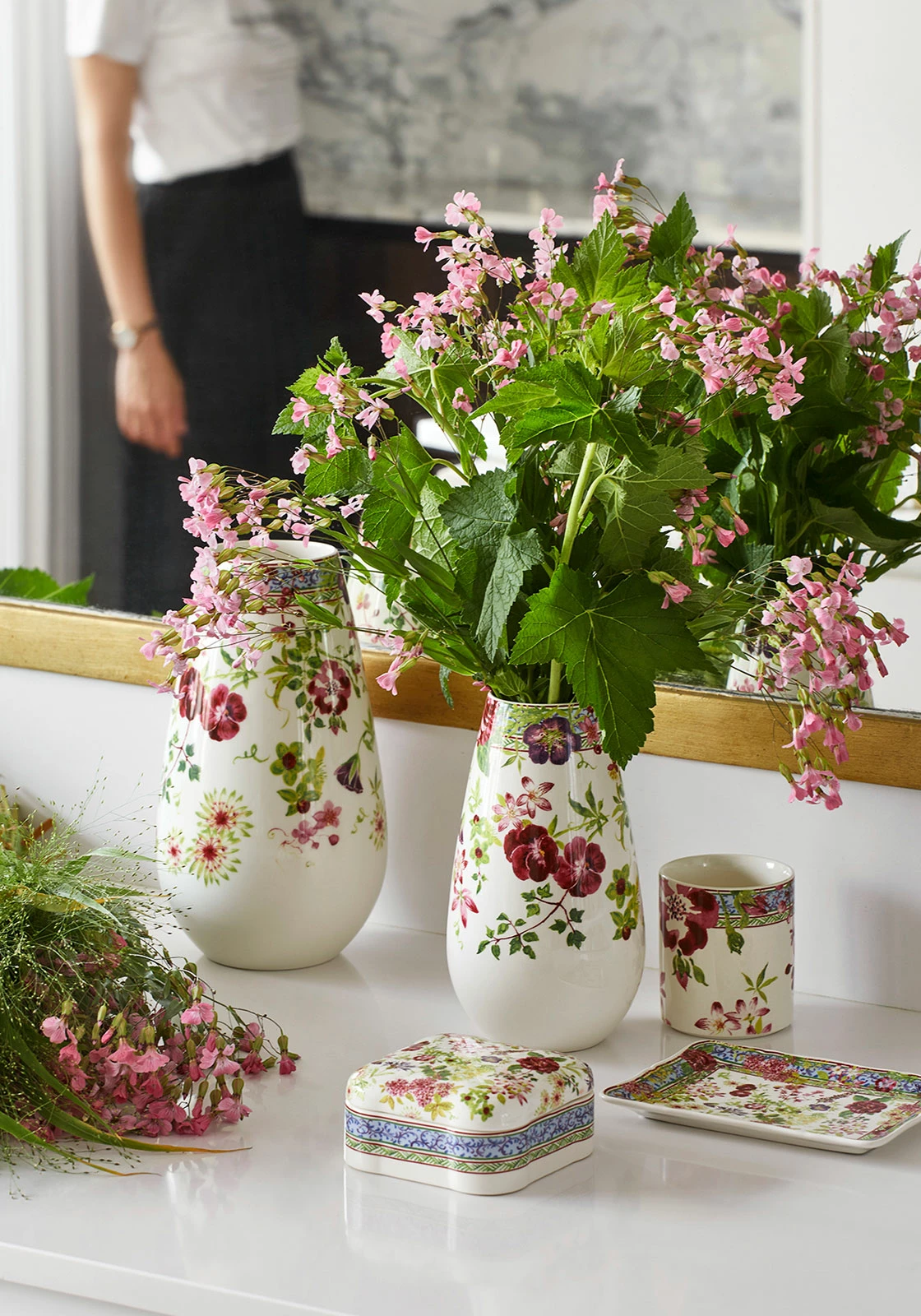 Gien Millefleurs Butterplatte 17,8x13,5cm 4 Gien Millefleurs Butterplatte 17,8x13,5cm – Bild 2