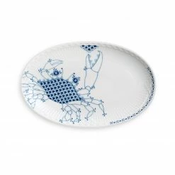 Servierplatten Royal Copenhagen Royal Creatures Beilage Oval 23cm Crab 2372356