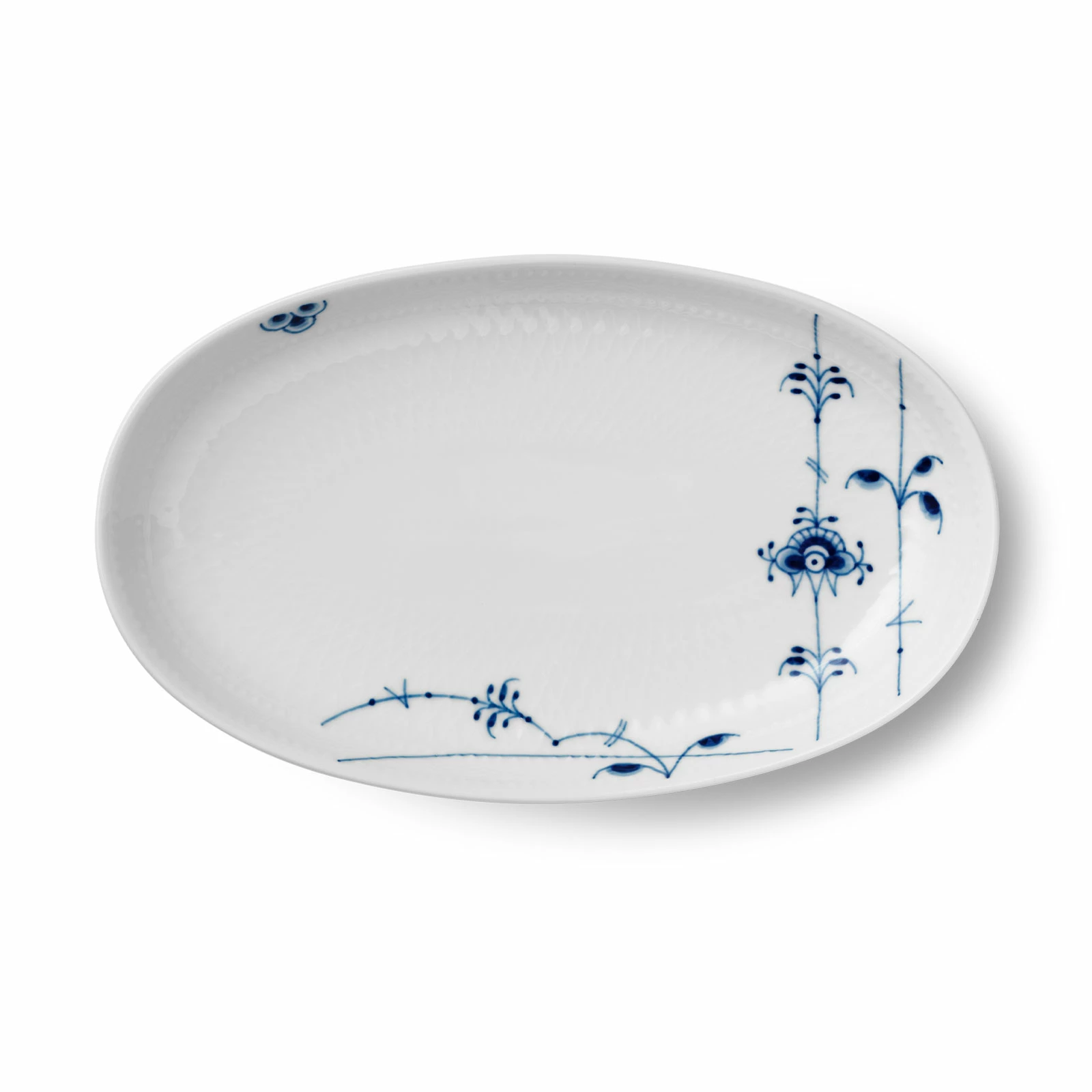 Servierplatten Royal Copenhagen Blue Palmette Platte Oval 23cm 2500623 3 Servierplatten Royal Copenhagen Blue Palmette Platte Oval 23cm 2500623