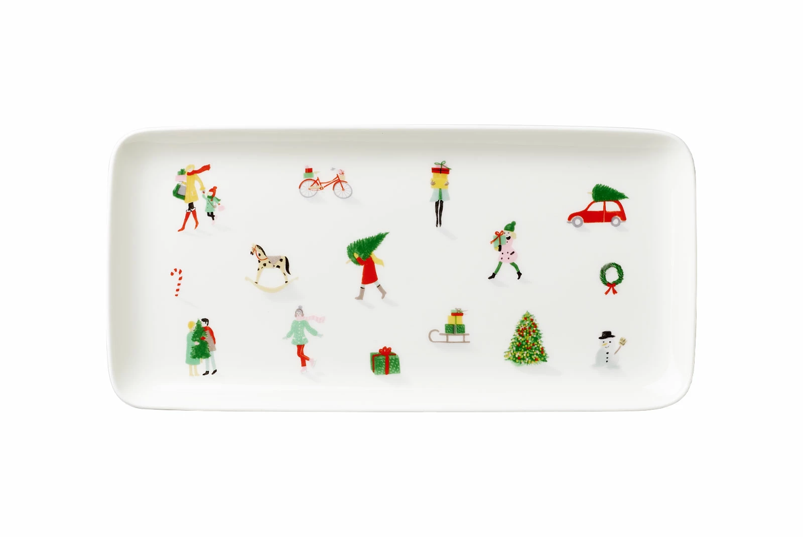 Dibbern Noel Platte 15x32cm 3 Dibbern Noel Platte 15x32cm