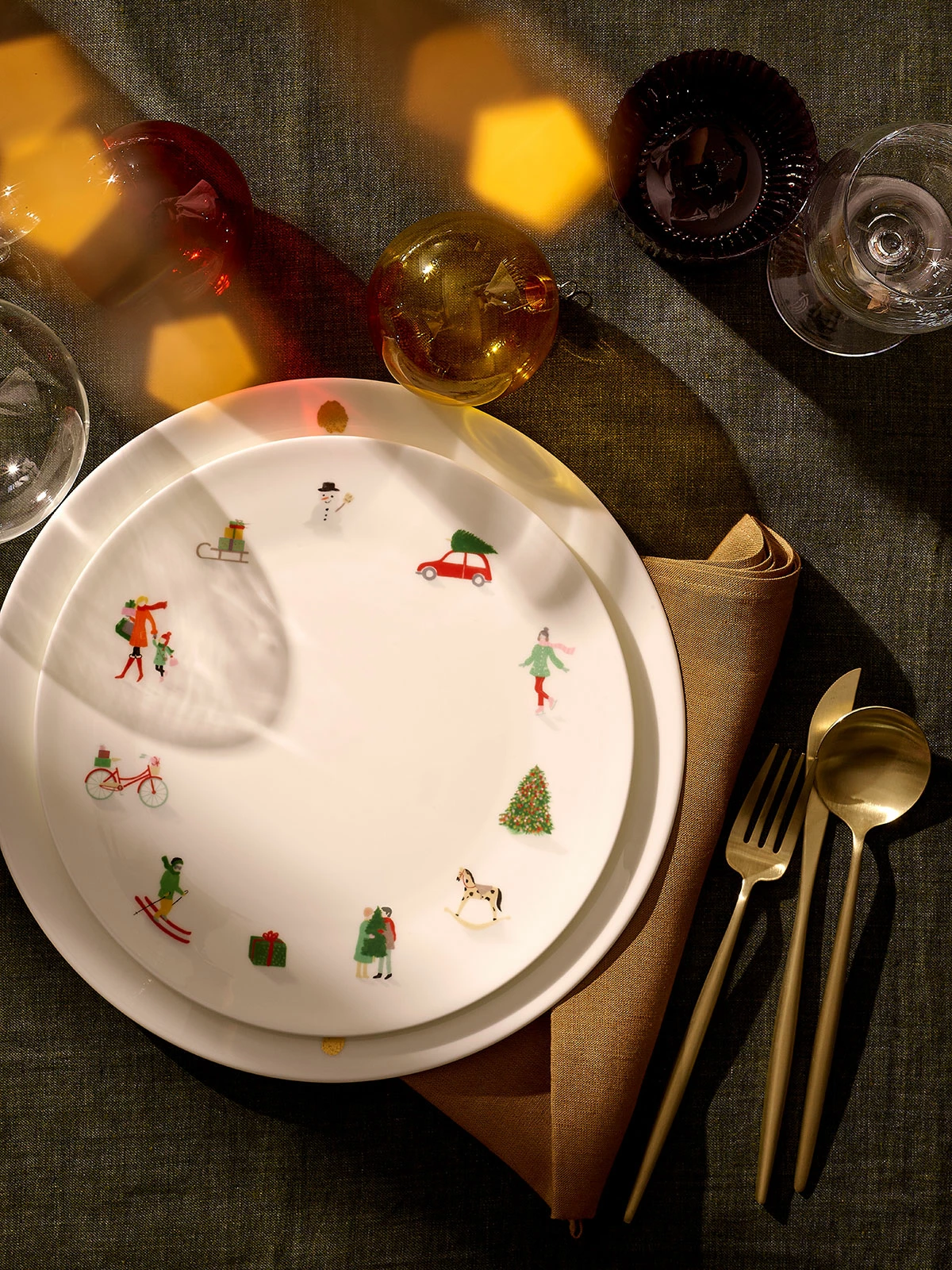 Dibbern Noel Platte 15x32cm 4 Dibbern Noel Platte 15x32cm – Bild 2